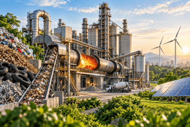 How AFR and Renewable Energy Can Reduce GHG Emissions in the Cement Industry?